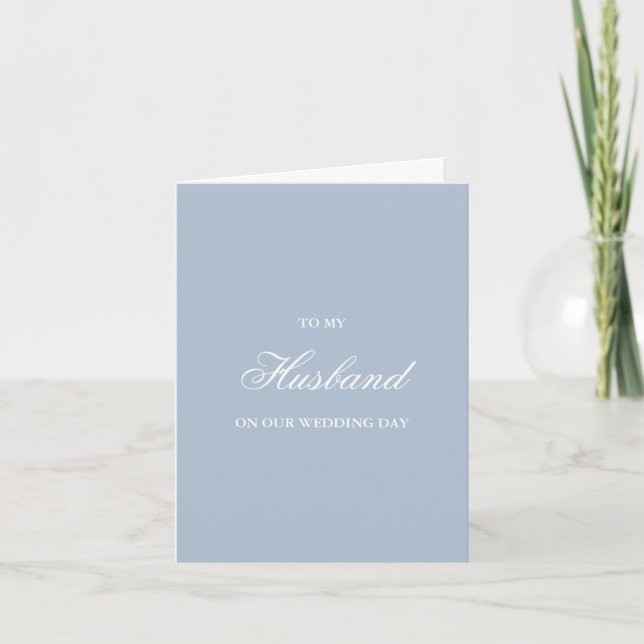 Para Meu Marido, Cartões de Dia de Casamento (Frente)