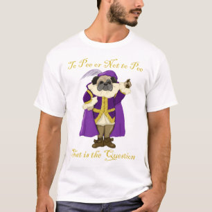 Para mijar ou não para mijar Camisetas Shakespug