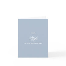 Para Minha Esposa, Cartões de Dia de Casamento