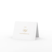 Para Minha Esposa, Cartões de Dia de Casamento
