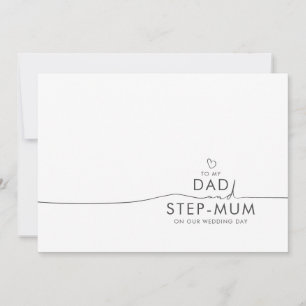 Para minha mensagem de Pai e Mãe de casamento