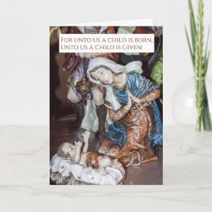 Para Nós, Cartão De Natal Espiritual De Nascer Inf