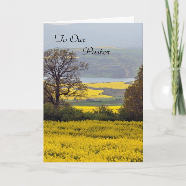 Para nosso cartão de pastor (Frente)