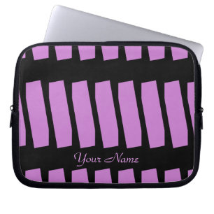 Para Notebook Capa abstrata, Fuschia & preto do computador