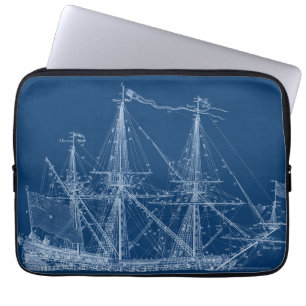 Para Notebook Capa Azul de Embarcação de Navegação de Alto N