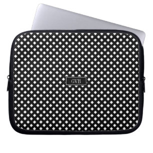 Para Notebook Capa branca preta da caixa do laptop do guingão