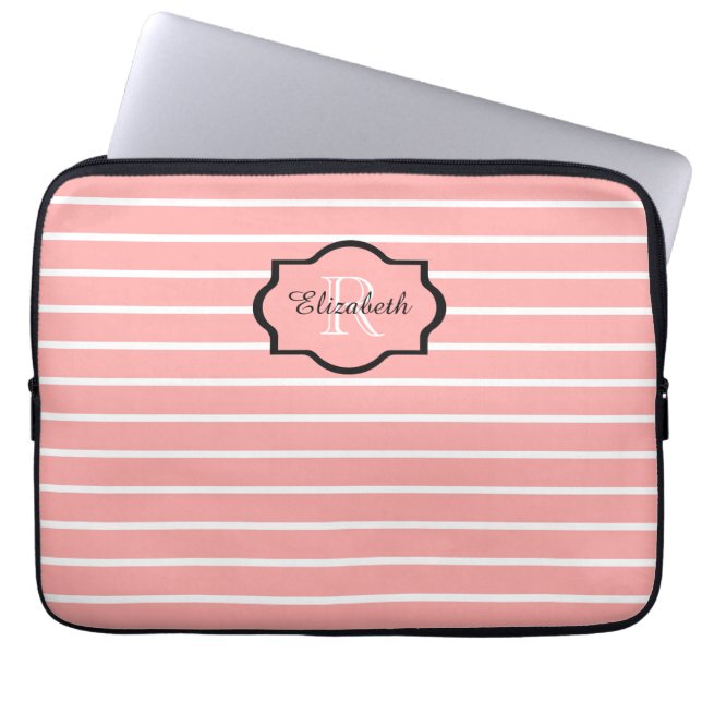 PARA NOTEBOOK CAPA CHIQUE _04 BLUSH/WHITE/BLACK DE IPAD (Frente)