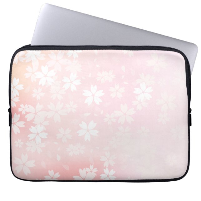 Para Notebook Capa cor-de-rosa/branca desvanecida do computador (Frente)