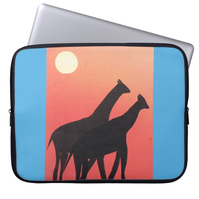 Para Notebook Capa de computador com Girafa Design (Frente)