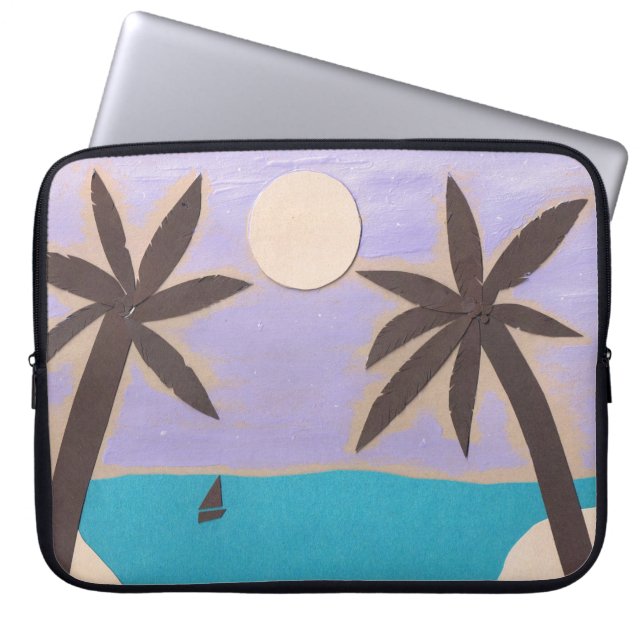 Para Notebook Capa de Computador com Palm Beach Scene (Frente)