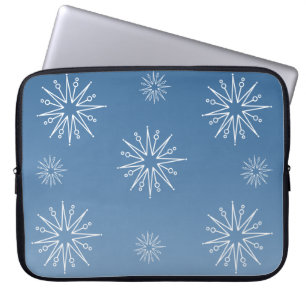 Para Notebook Capa de Eletrônicos das Estrelas de Natal, Azul