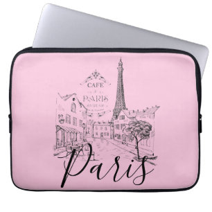 Para Notebook Capa de Laptop Cafe Paris