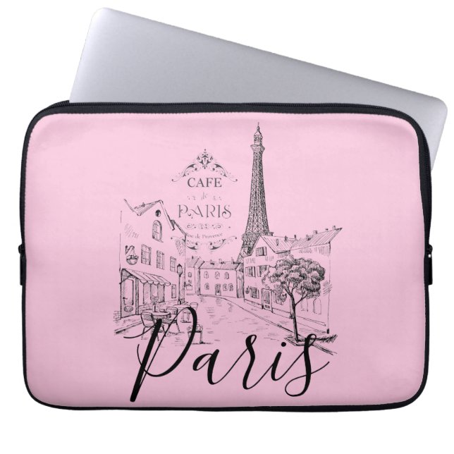 Para Notebook Capa de Laptop Cafe Paris (Frente)