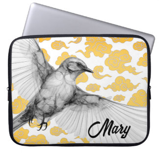 Para Notebook CAPA DE LAPTOP COM NOME PERSONALIZADO DIY BEija-FL