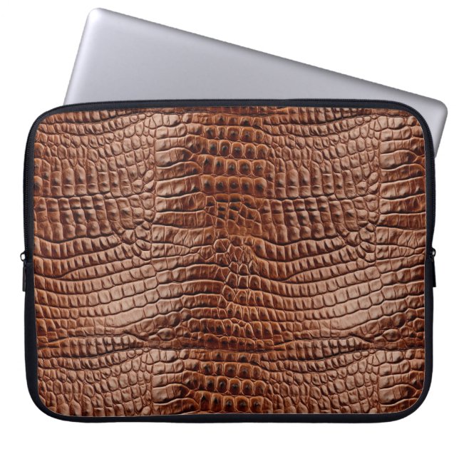 Para Notebook Capa de Laptop Estampa de Crocodilo 15" (Frente)