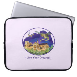 Para Notebook Capa de Laptop Gargoyle Notre Dame - Sonhos de Par