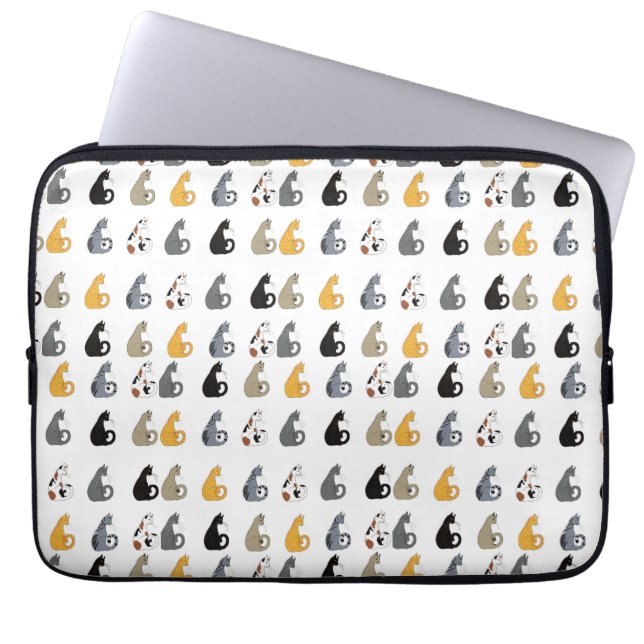 Para Notebook Capa de laptop Kitty Cats (Frente)