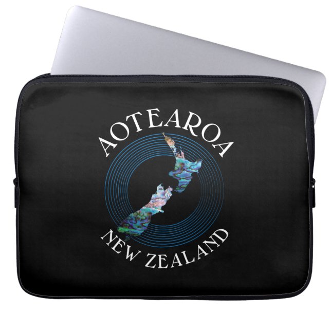 PARA NOTEBOOK CAPA DE LAPTOP KIWI NOVA ZELÂNDIA PAUA (Frente)