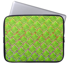 Para Notebook Capa de laptop, quadros verde amadurecido e linhas