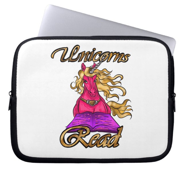 Para Notebook Capa de Leitura de Livros Unicorns (Frente)