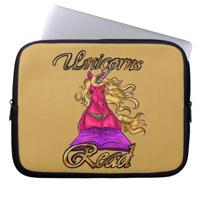 Para Notebook Capa de Leitura de Livros Unicorns (Frente)