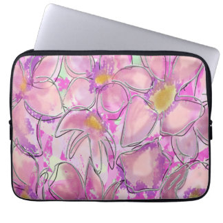Para Notebook Capa de Vintage Floral Rosa Bonita