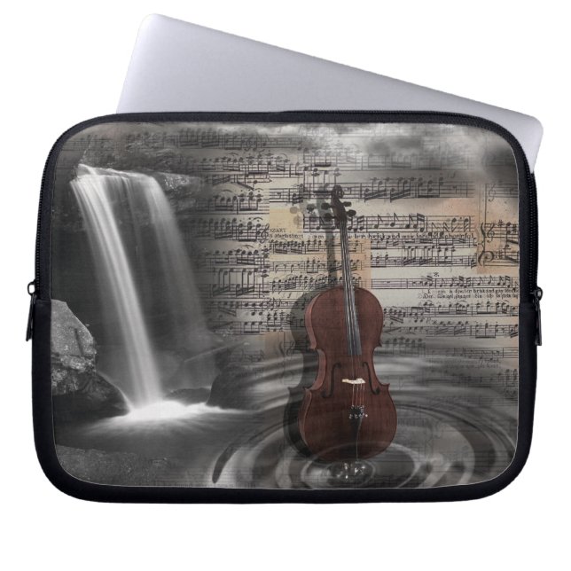 Para Notebook Capa do computador da cachoeira da música do (Frente)