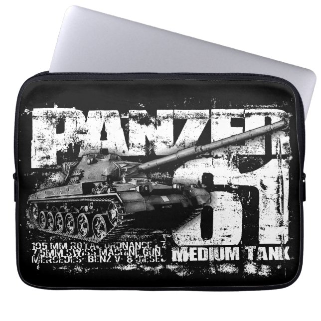 Para Notebook Capa do computador Panzer 61 (Frente)