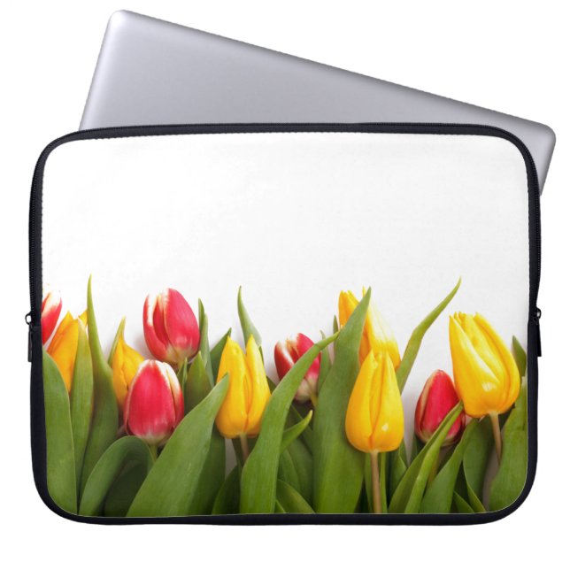 Para Notebook Capa do Laptop Tulip Garden (Frente)