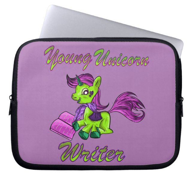 Para Notebook Capa do Livro do Jovem Unicorn Writer (Frente)