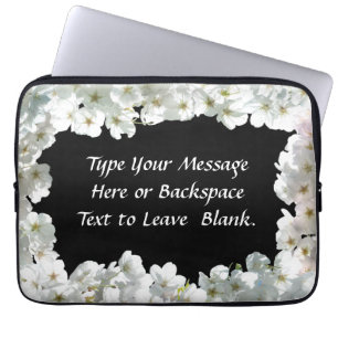 Para Notebook Capa Personalizada da Bolsa de laptop do Flor Cher