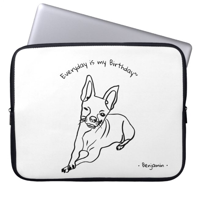 Para Notebook Chihuahua Charm: Design sua própria Capa (Frente)