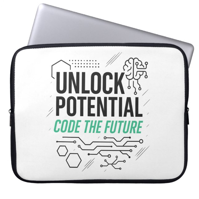 Para Notebook Desbloquear Capa Potencial | Código futuro (Frente)