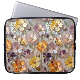 Para Notebook Estojo de Laptop Floral Morno Capa Botânica