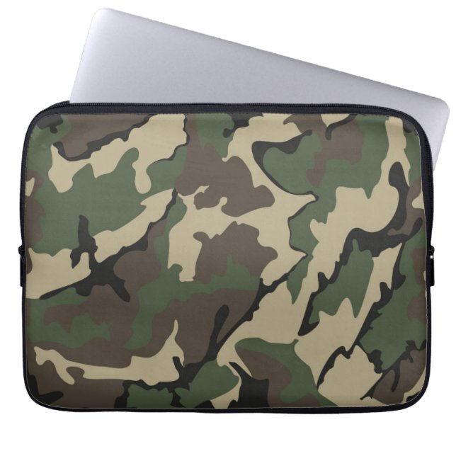 Para Notebook Laptop do neopreno de Camo Capa de 13 polegadas (Frente)