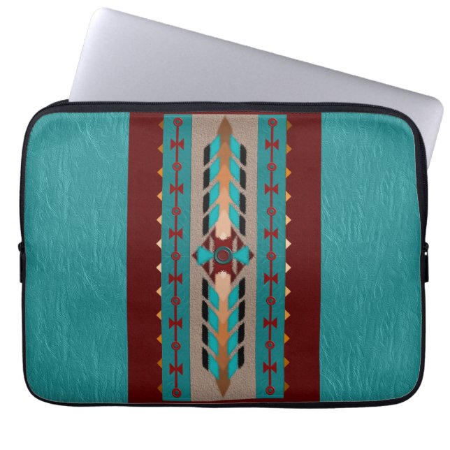 Para Notebook Saco da Capa do Zipper do computador portátil da (Frente)