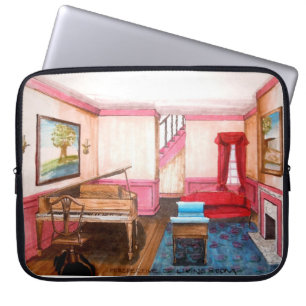 Para Notebook Sala de Estilo Federal com Capa de Eletrônicos Pia