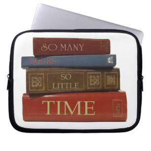 Para Notebook Tão muitos livros tão pouca Capa do caderno do