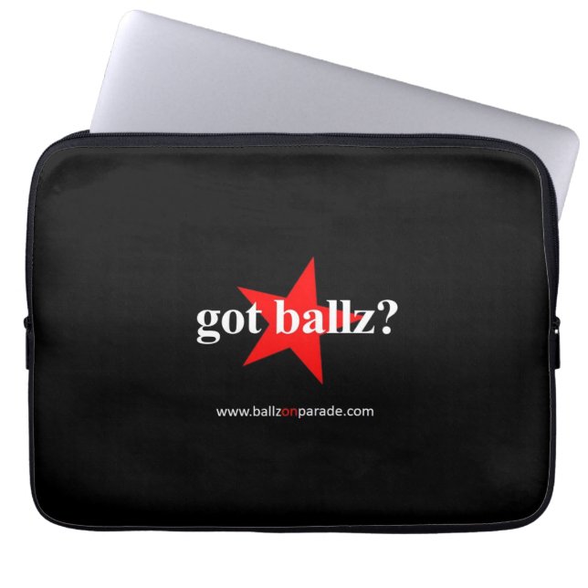 Para Notebook Tem Ballz? Capa de Neoprene laptop (Frente)