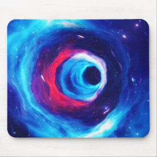 "Para o Buraco de Minhoca" Mousepad de Arte Espaci