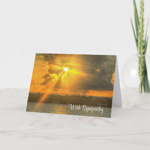 Para o Cartão de condolências Sunset