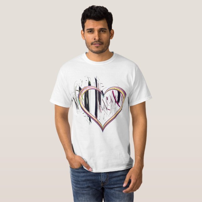 Para o coração ser uma verdadeira camiseta (Frente Completa)
