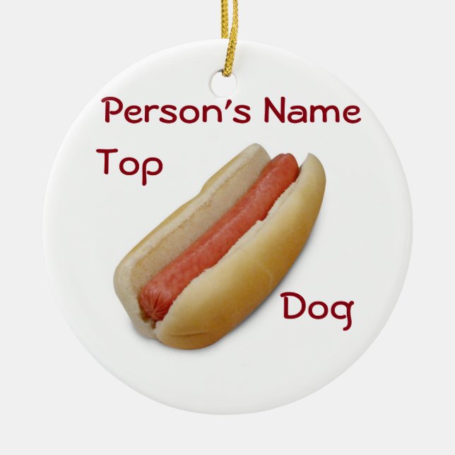 PARA O ENFEITES DE NATAL "TOP DOG" (Frente)