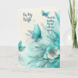 Para o meu Cartão de Aniversário da Esposa