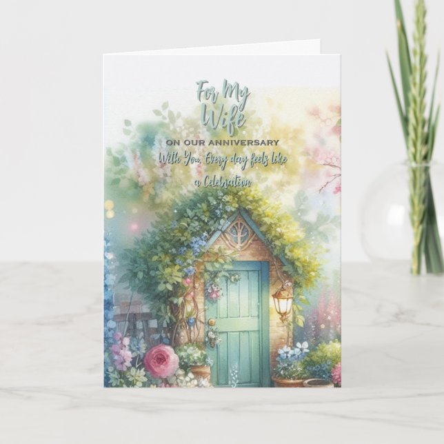 Para o meu Cartão de Aniversário da Esposa (Frente)