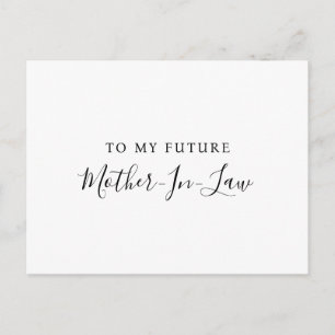 Para o meu futuro cartão postal de sogra