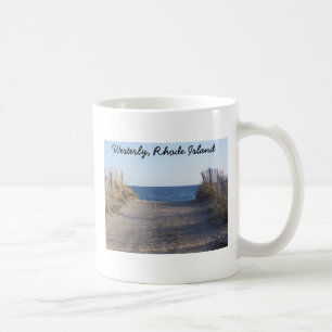 Para o oeste, Rhode - caneca de café da ilha