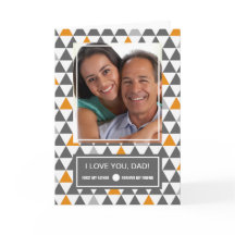 Para o Pai no Dia de os pais. Cartões com fotos pe