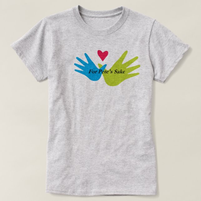 Para o t-shirt das mulheres da causa de Pete (Frente do Design)