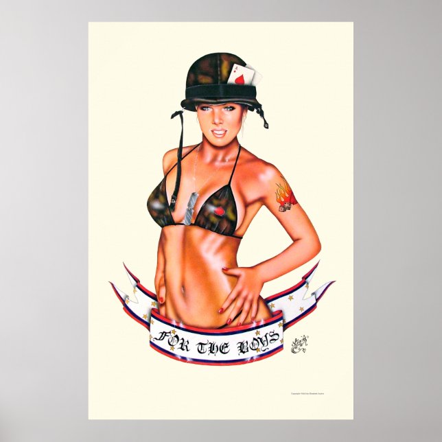 Para os Meninos por Elizabeth Austin Poster (Frente)